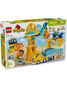 LEGO 10476 - Duplo Town Bouwplaats en Voertuigen 3 in1