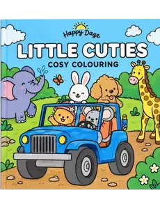 Rebo Cosy kleurboek Little Cuties Happy Days