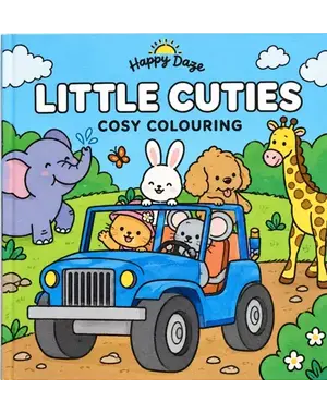 Rebo Cosy kleurboek Little Cuties Happy Days