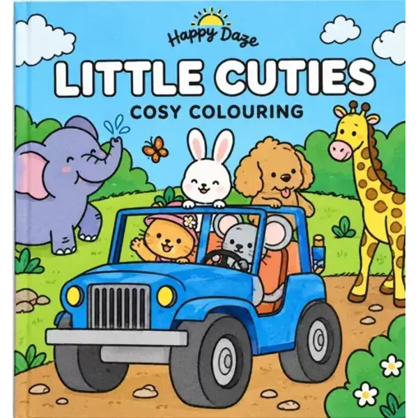 Rebo Cosy kleurboek Little Cuties Happy Days