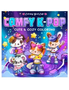 Rebo Cute en Cozy kleurboek Comfy K-Pop