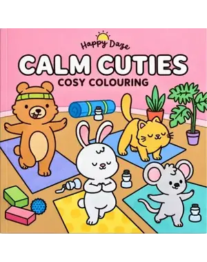Rebo Cosy kleurboek Calm Cuties