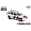 Kids Globe Politie Volvo V70 - licht en geluid