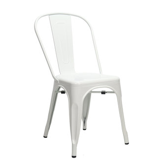 Dimehouse Blade Chaise De Salle À Manger Rétro Blanc Dimehouse Blade Chaise De Salle À Manger Rétro Blanc