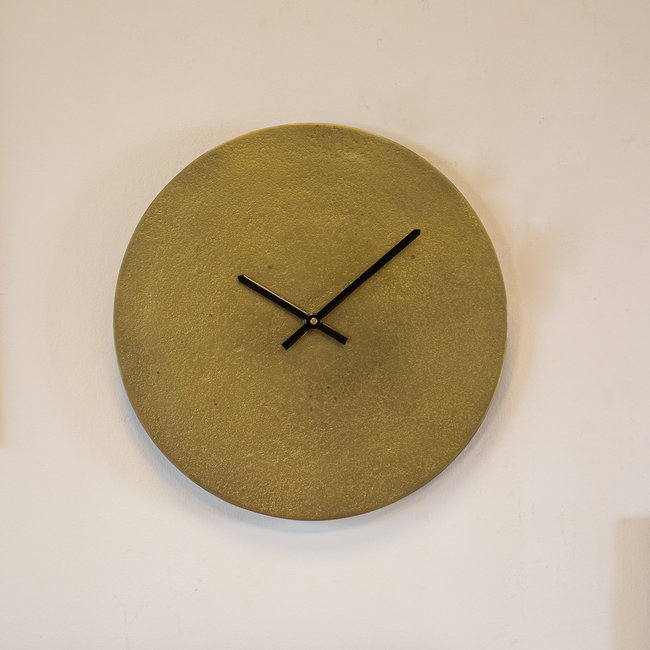 Dimehouse AMIRA Horloge industrielle ronde en bronze Ø50 cm