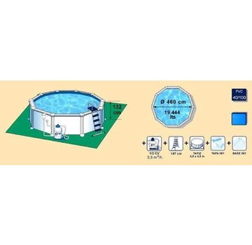 Zwembad Atlantis set rond 460