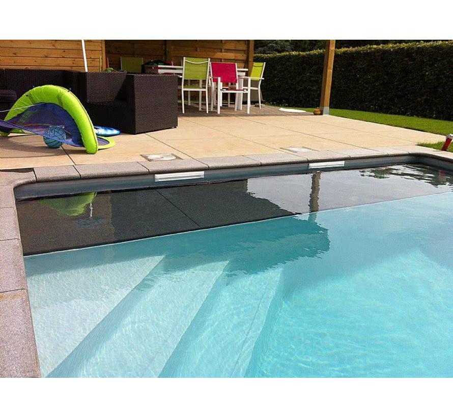 Inbouw Rolluik zwembad met Inox 316L onderwaterbalk voor Plage