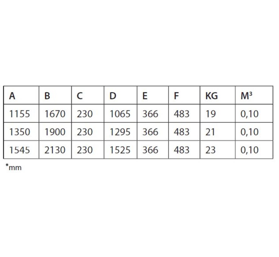 Ladder voor opzetbad Inox met platform 2x4 treden