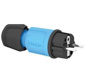 Bals STEKKER 2P+T 16A 230V IP44 BLAUW