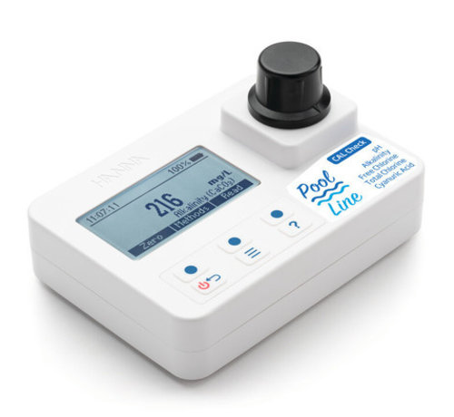 Hanna Instruments Draagbare fotometer voor vrij en totaal chloor, cyanuurzuur, pH en alkaliniteit