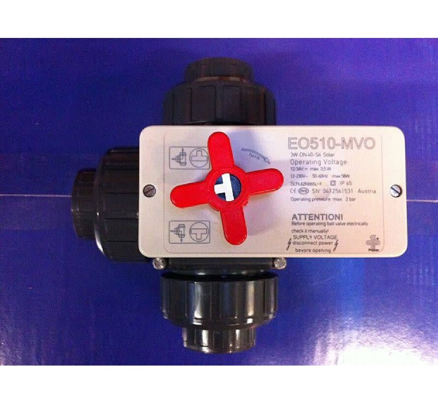 3-wegskraan 50mm met motor