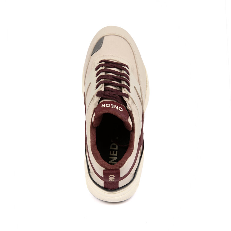 ONEDR Sneaker beige burgundy