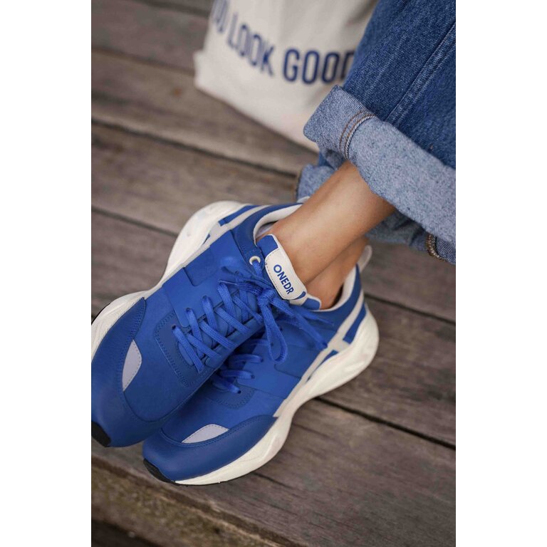 ONEDR Sneaker kobalt beige