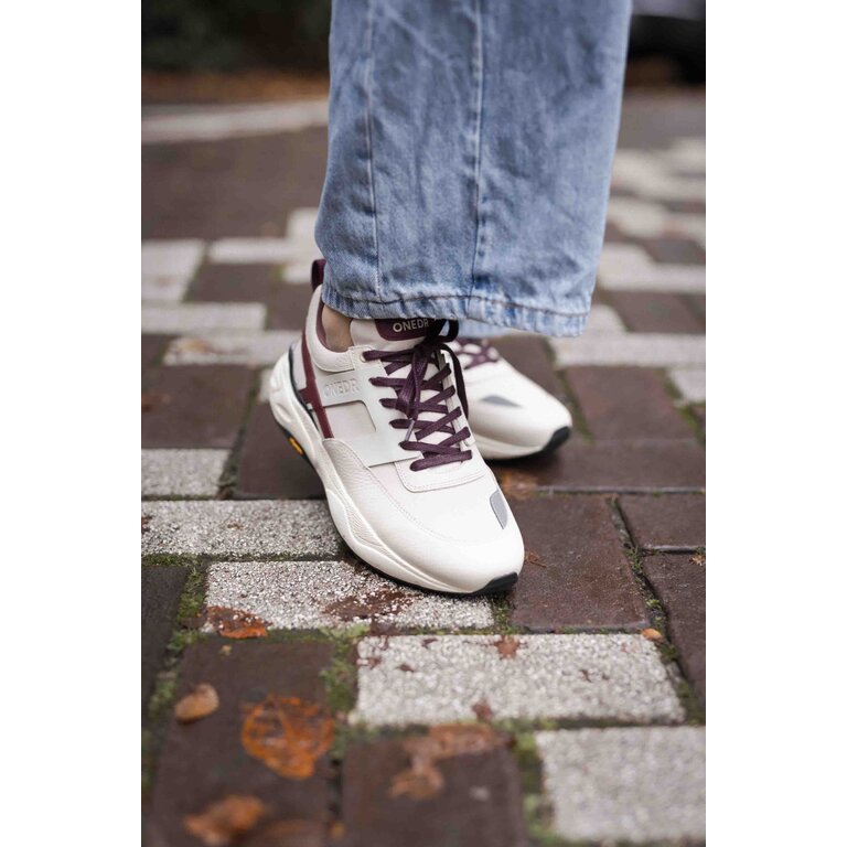 ONEDR Sneaker beige bordeaux