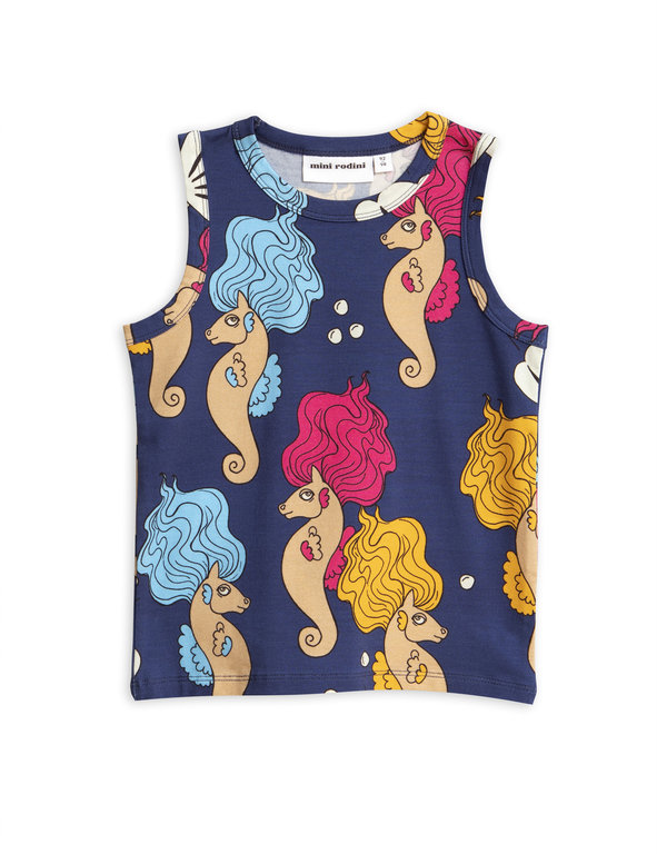 Mini Rodini seahorse tank // navy