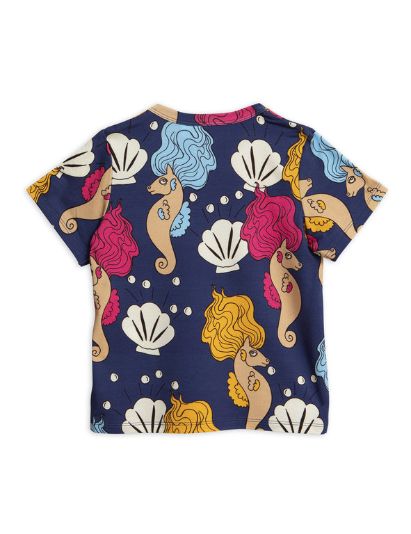 Mini Rodini seahorse ss tee // navy