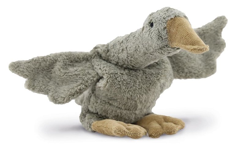 Senger cuddly animal goose small // grey