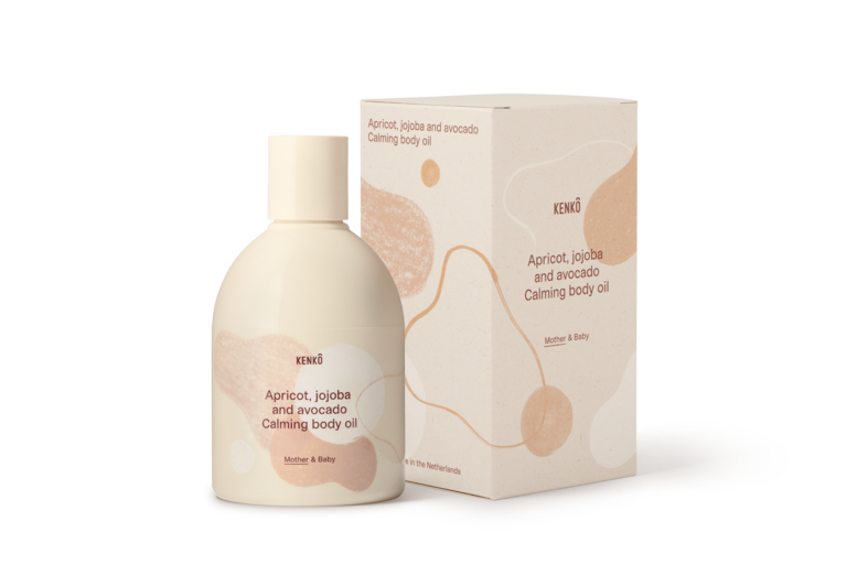 Kenko Apricot, jojoba and avocado calming body oil // mother