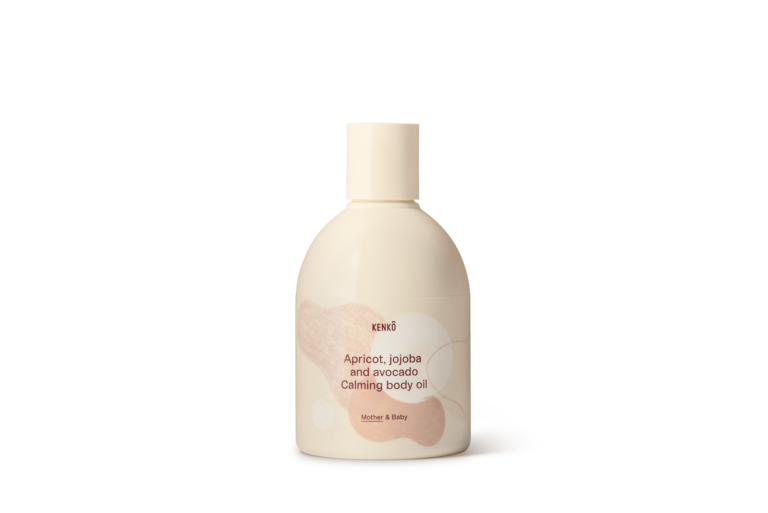 Kenko Apricot, jojoba and avocado calming body oil // mother