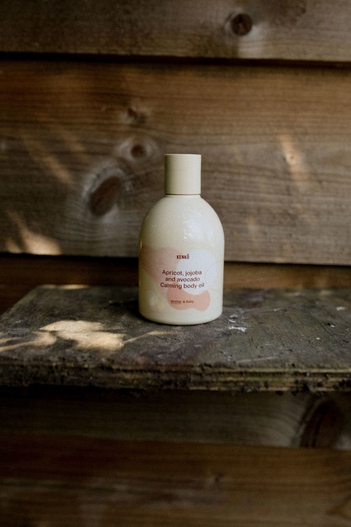 Kenko Apricot, jojoba and avocado calming body oil // mother
