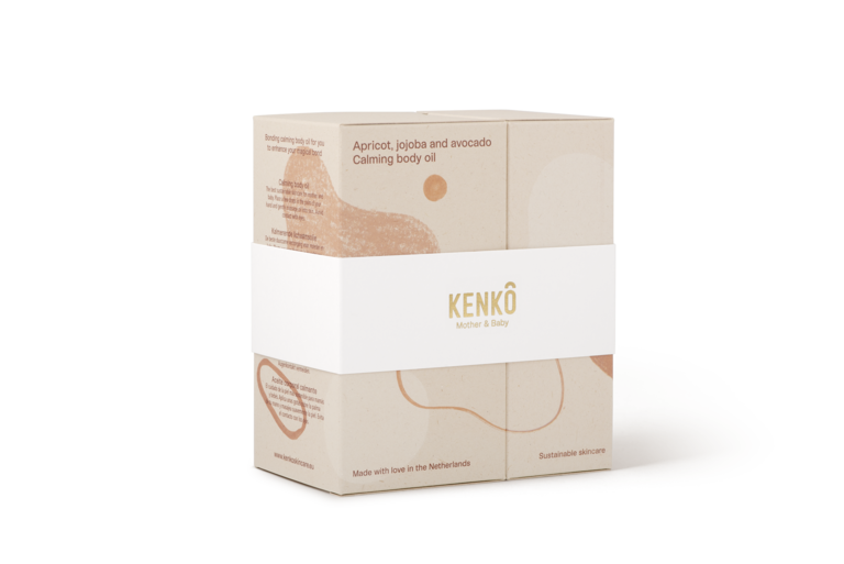 Kenko Apricot, jojoba and avocado calming body oil // mother & baby