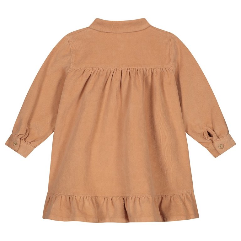 Daily Brat Lilyan corduroy dress // copper rose