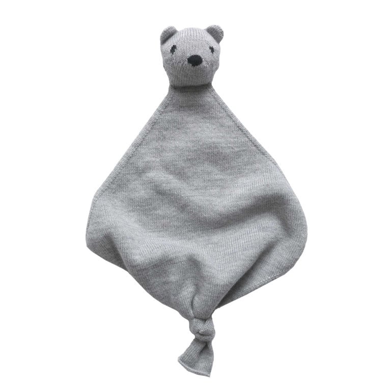 hvid teddy tokki // grey melange