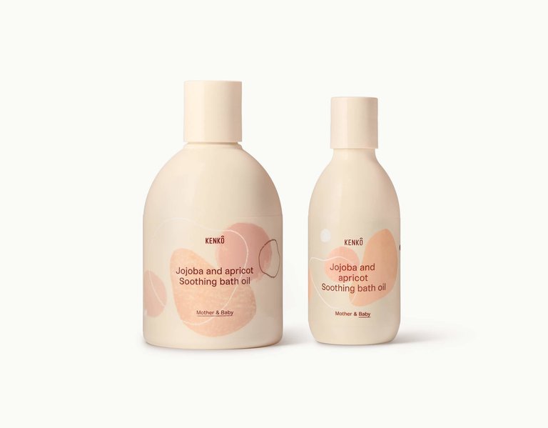 Kenko Jojoba and apricot soothing bath oil // mother & baby