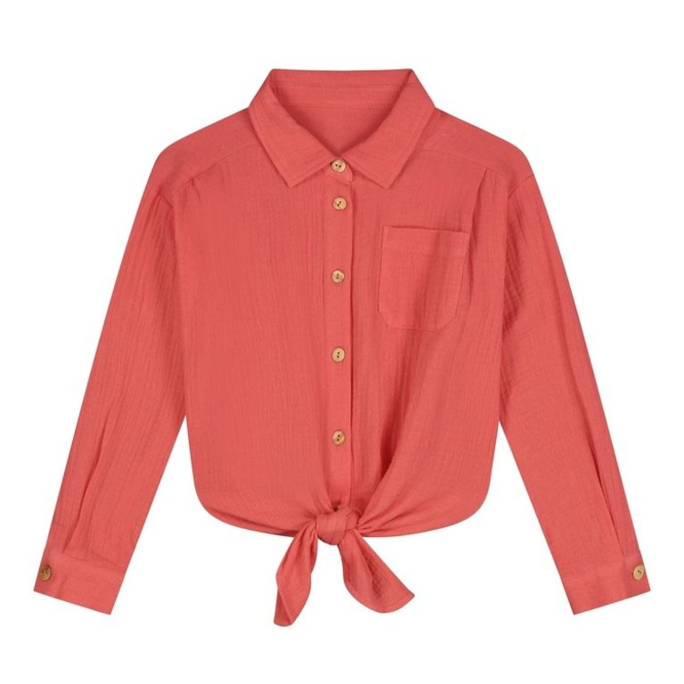 Charlie Petite Charline blouse // red
