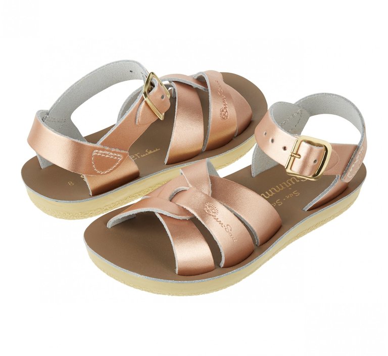 Salt Water Sandals swimmer // child rose gold