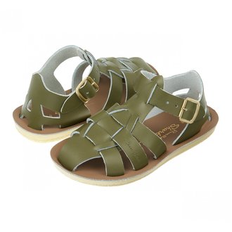 Salt Water Sandals shark // child olive
