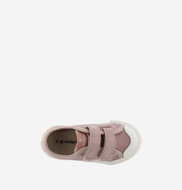 Tribu shiny nylon sneaker // nude