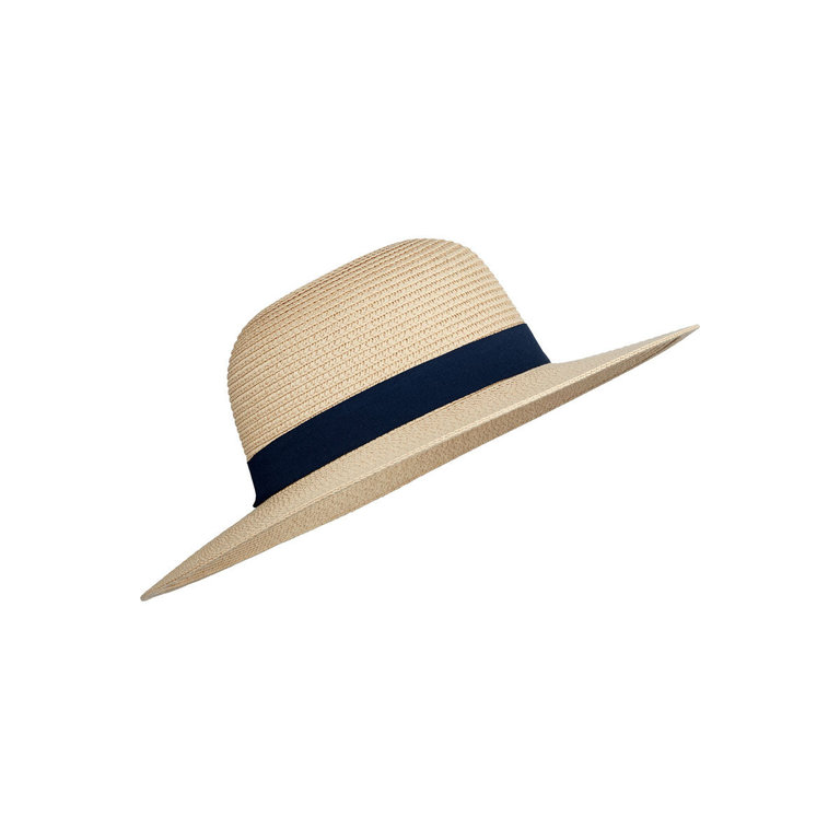 Liewood elle capri boater hat // nature/navy mix