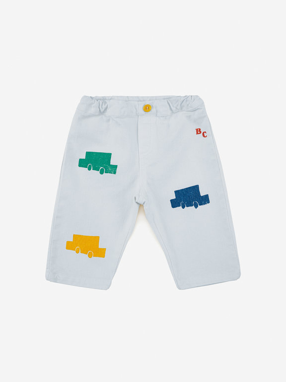 Bobo Choses color cars slim trousers // baby