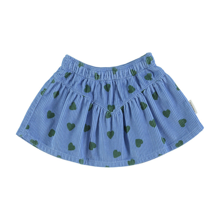 Piupiuchick mini skirt // blue green hearts