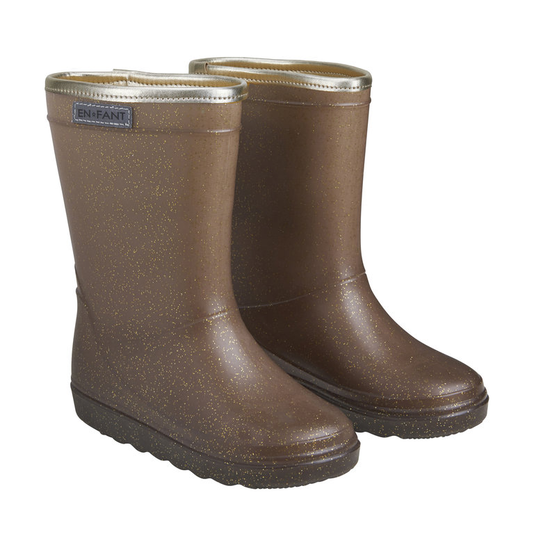 Enfant Thermo boots // coffee bean glitter