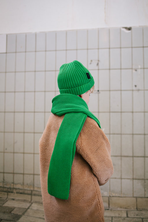 Daily Brat daily knitted hat // dazzling green
