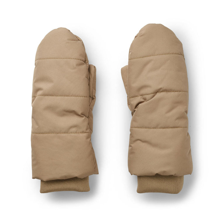 Liewood Lenny padded mittens // oat