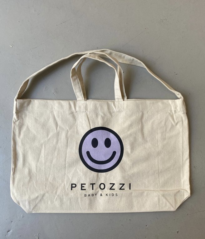 Petozzi Petozzi shopper // lilac smiley