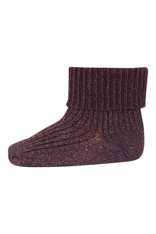 MP Denmark 57025 ida glitter socks // 2001 dark purple