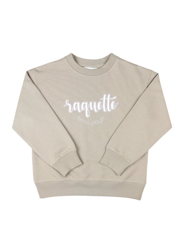 Raquette baseline tennisplayer sweater // desert taupe