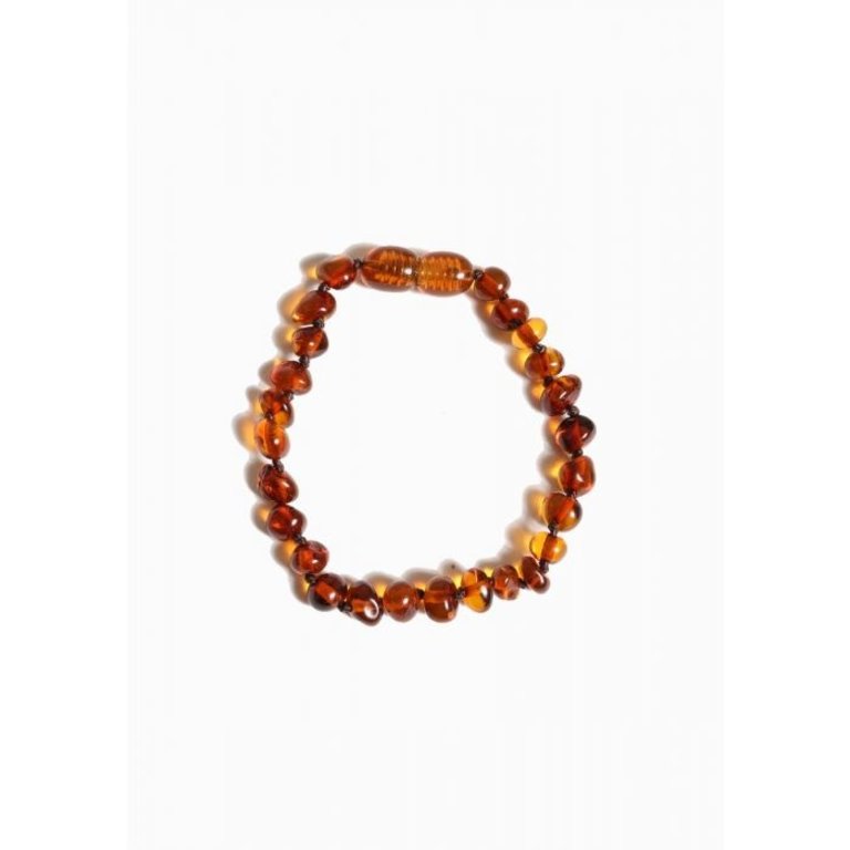 Alwero coni amber bracelet kids // cognac