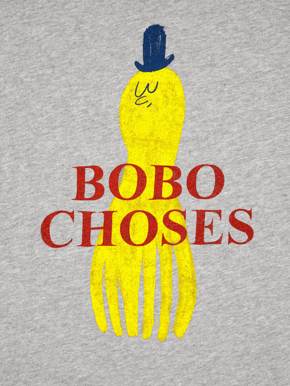 Bobo Choses yellow squid t-shirt // kids