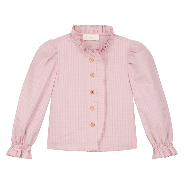 Charlie Petite ginny blouse // pink