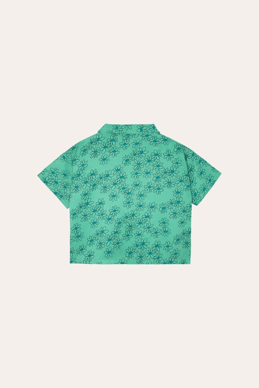 The Campamento daisies shirt // green