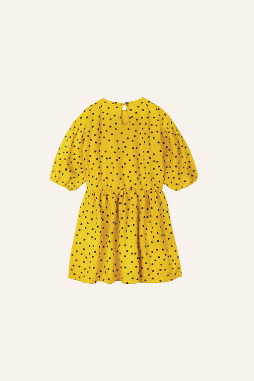 The Campamento dots dress // yellow