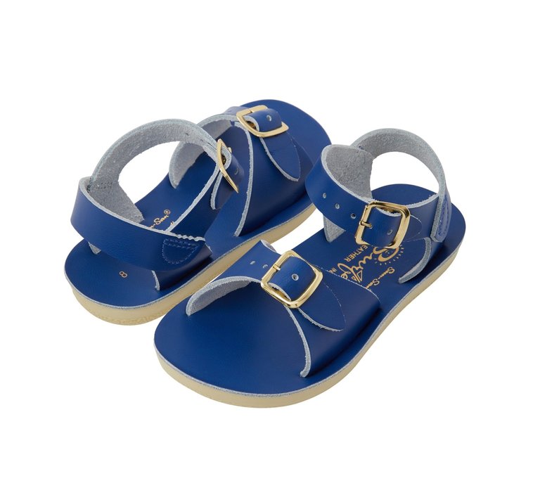 Salt Water Sandals surfer // youth cobalt