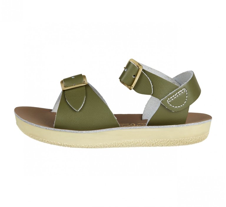 Salt Water Sandals surfer // youth olive