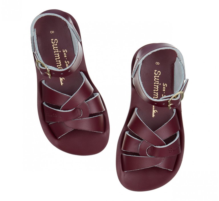 Salt Water Sandals swimmer// child claret