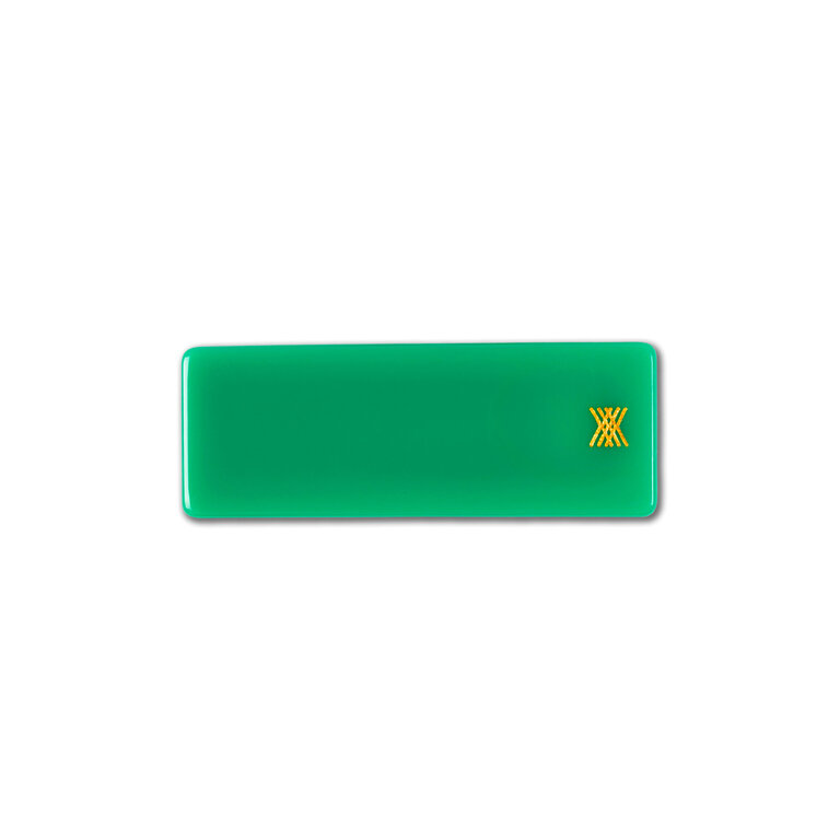 Repose Ams squared hair clip // green